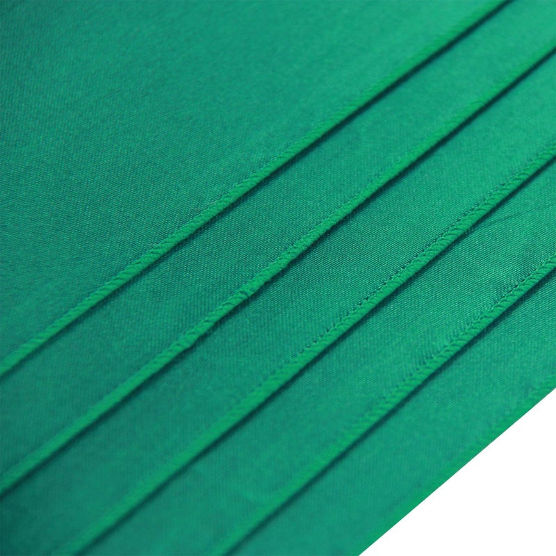 WELMATCH Hunter Green Satin Table Runners - 5 pcs Wedding Banquet Party Event Decoration Table Runners (Hunter Green, 5) - Image 3
